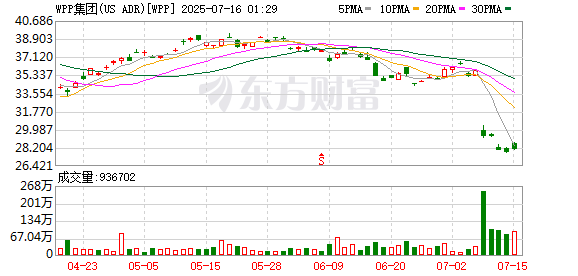 亚晶金融 WPP任命首席执行官